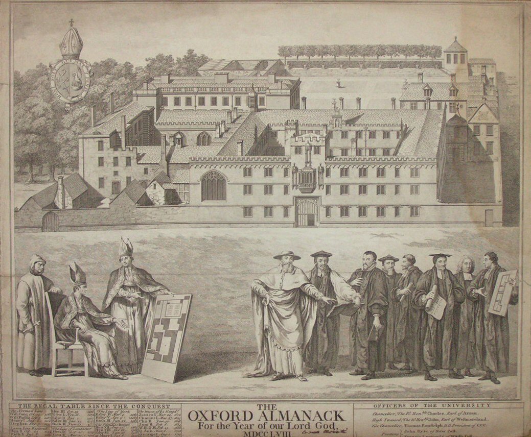 Print - (Corpus Christi College) - Green